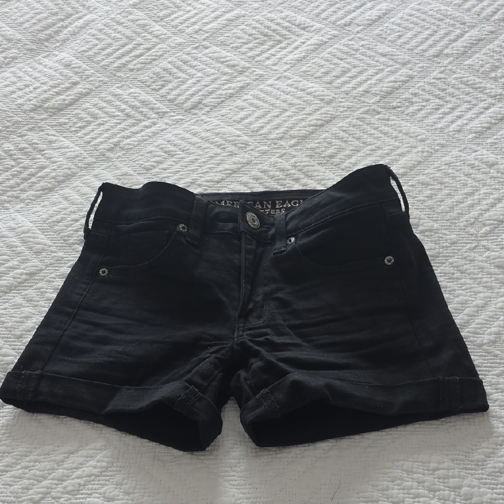 American Eagle Outfitters Women's Dark Jean Shorts